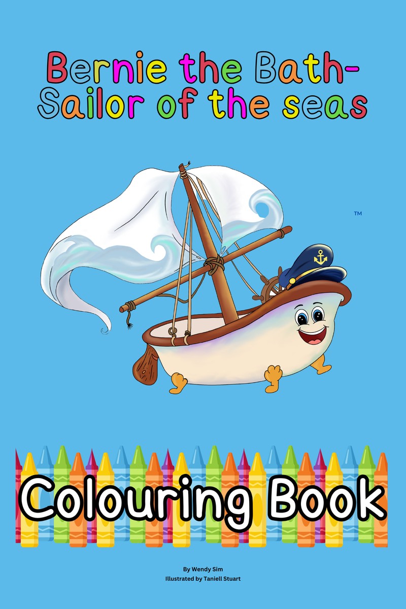 The Sailor of the Seas colouring book cover