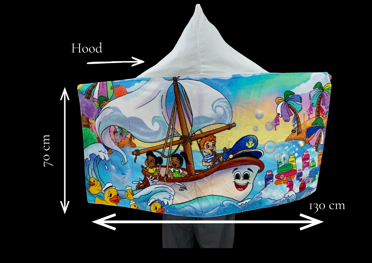 Bernie the Bath™ hooded towel